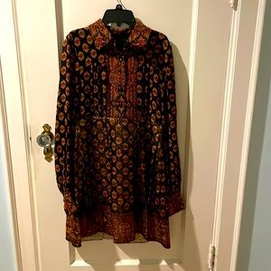 Anna sui eastern inspired dress